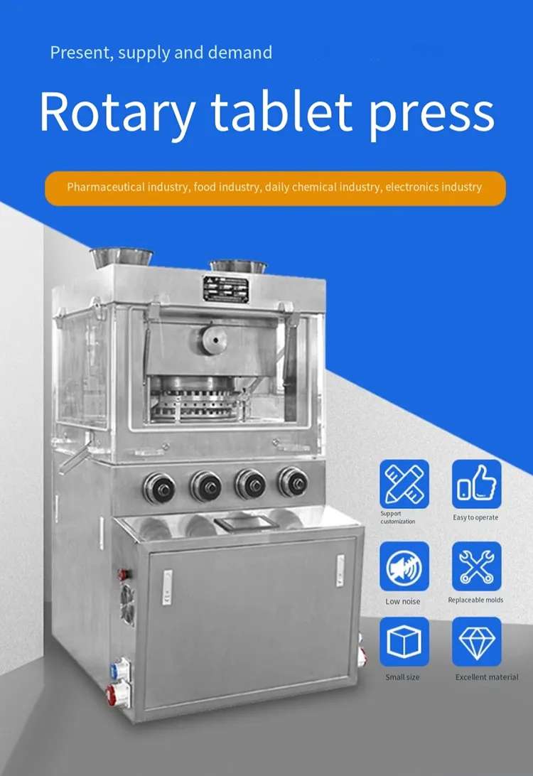 Máquina de Compressão de Comprimidos de Sal em Tablet Manual Semi Automática para Fabricação de Medicamentos com Longa Vida Útil