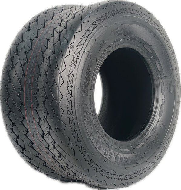 Substituição Direta de Pneus Tubeless 18×8.50-8 4pr &amp; 6pr para Carrinho de Golfe e Reboque