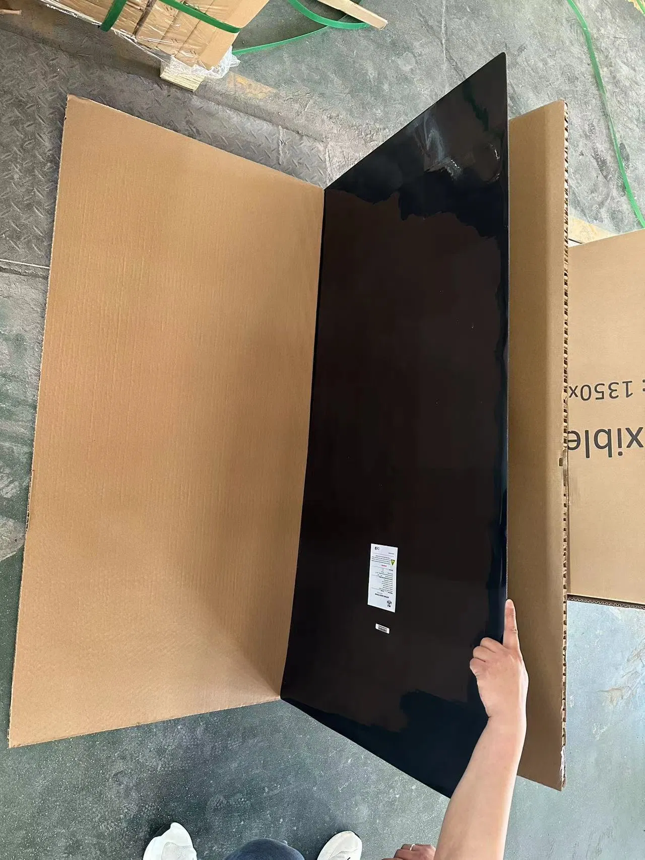 Painel Solar Leve 100W Monocristalino 100W Carregador de Painel Solar Flexível com Serviço OEM, ODM