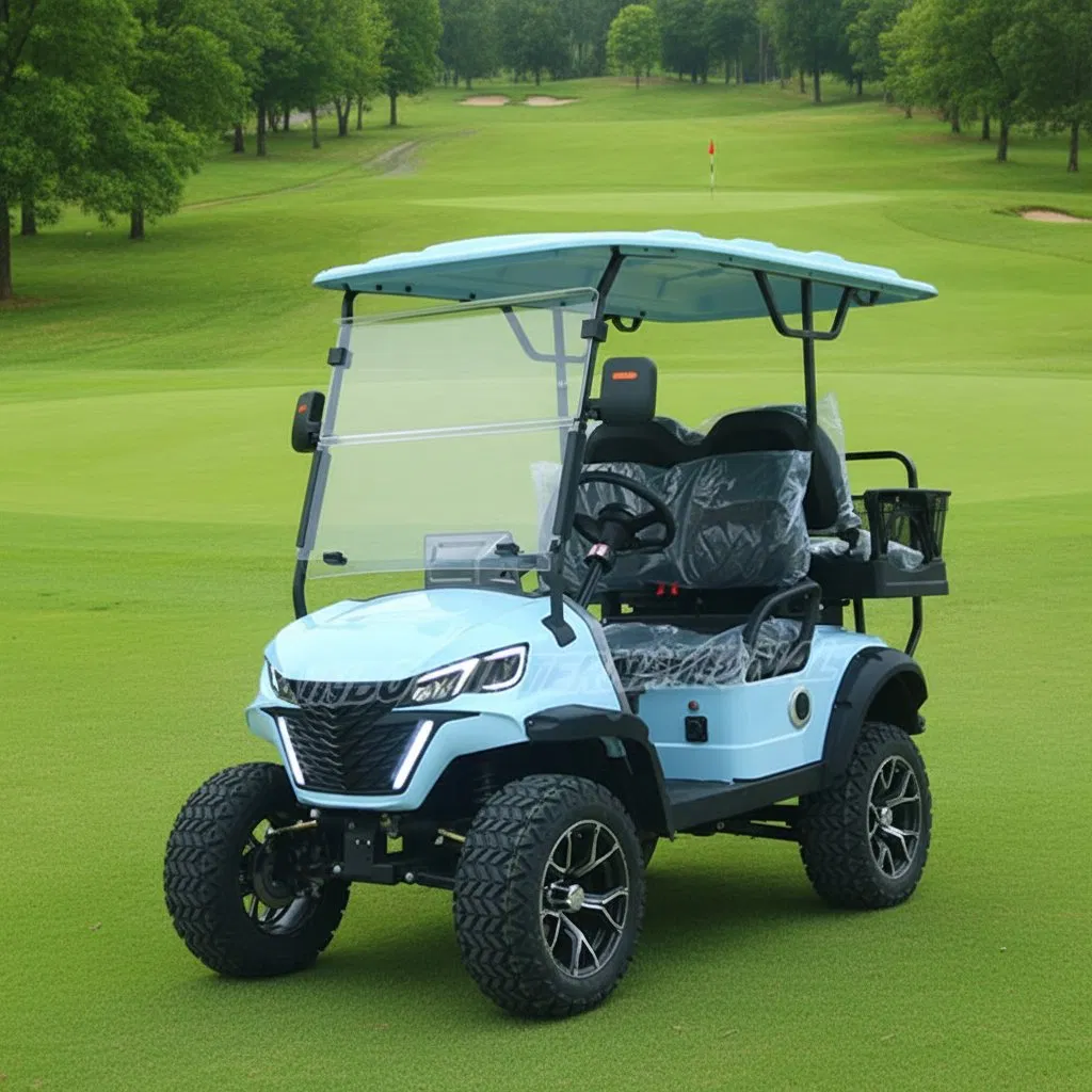 Street Legal Golf Cart Lsv Electric Golf Buggy with Turn Signals, Mirrors &amp; Seatbelts for Neighborhood Use