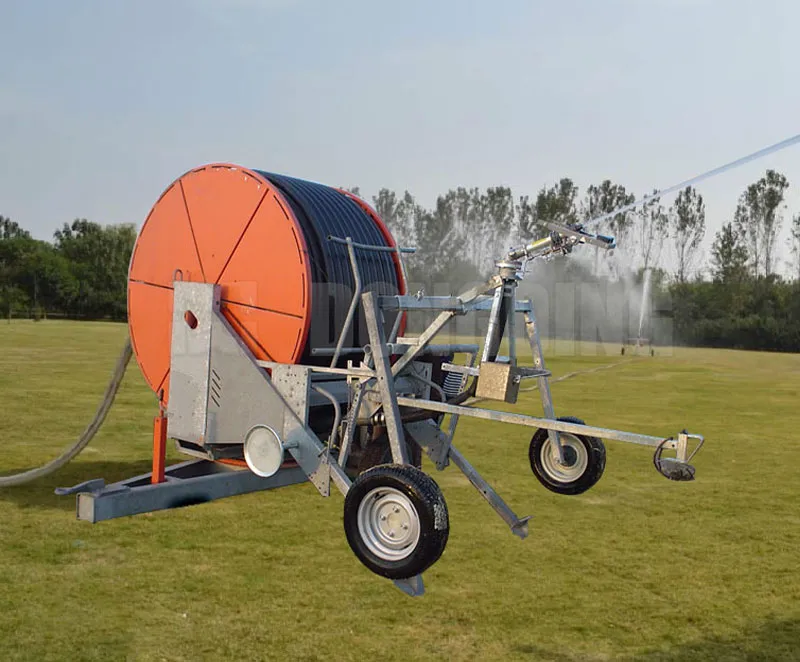 Equipamento de Irrigação por Aspersão de Rolo Agrícola para Economia de Energia