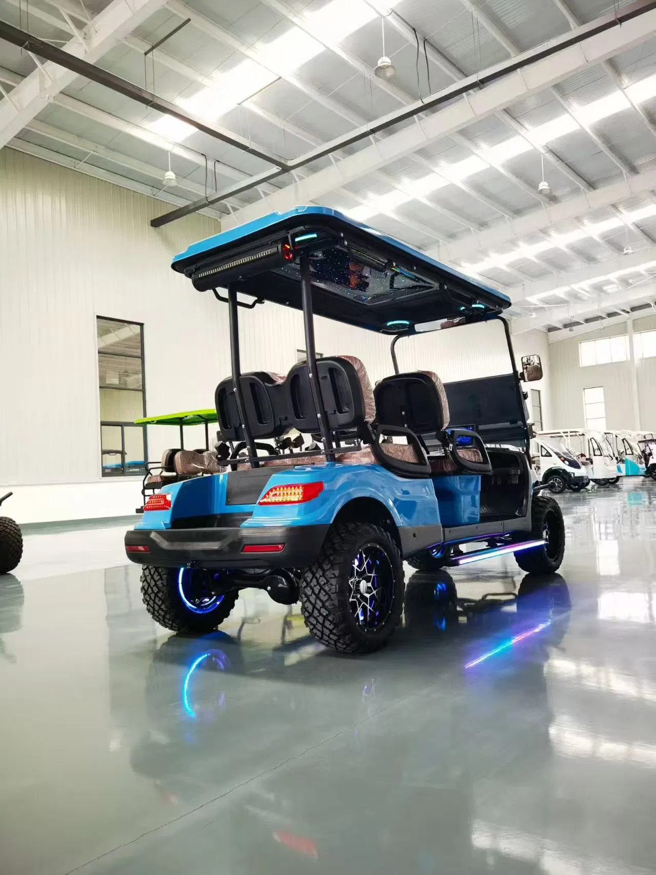 Carrinho de Golfe Elétrico Mini Chinês de Alto Desempenho 2/4/6/8 para Uso em Resort