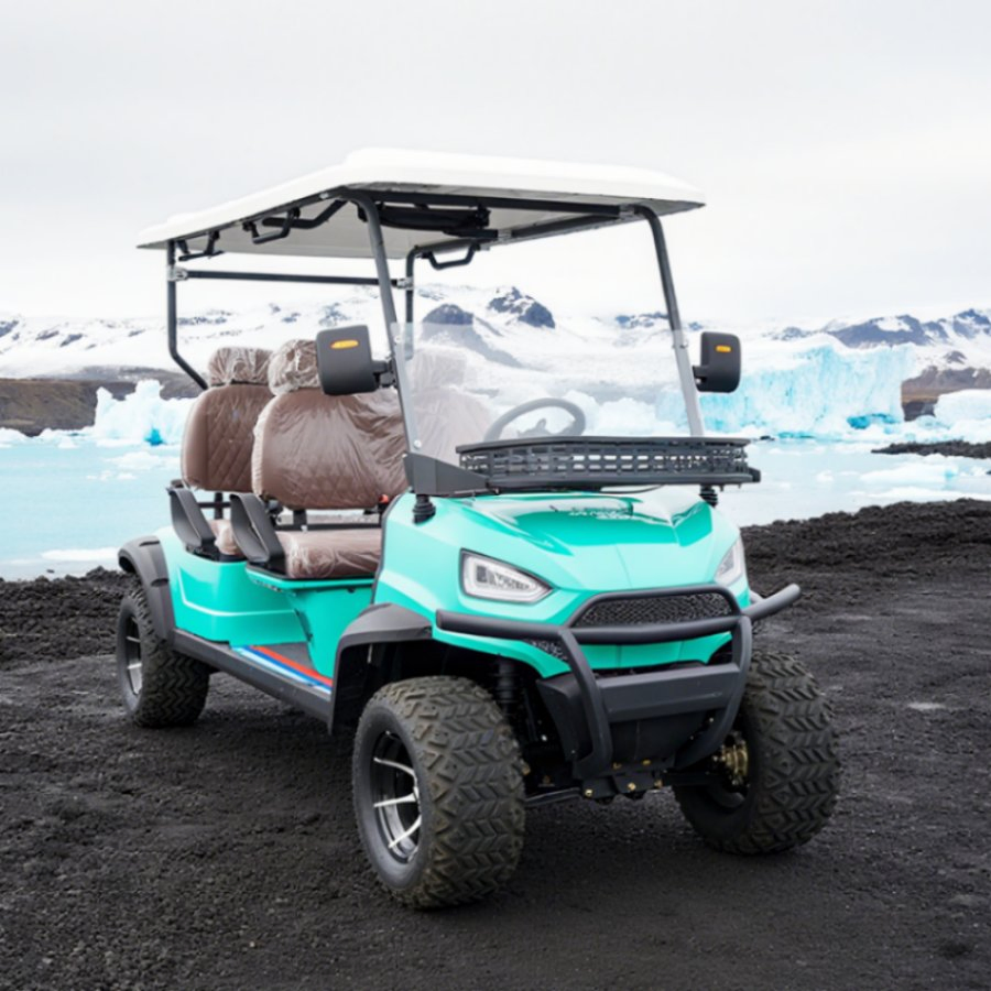Carrinho de Golfe Elétrico Novo 4-Wheel Veículo de Passeio para 4 Passageiro com 5kw Motor Barato à Venda para Uso em Clube