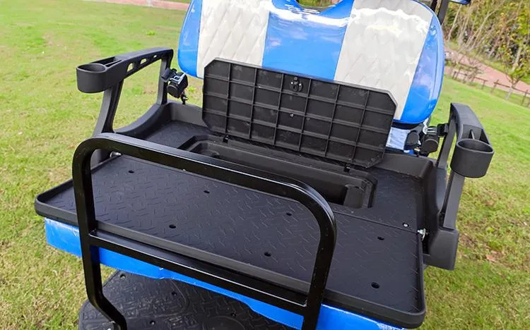 Carrinho de Golfe Elétrico Club Car com Quatro Rodas Levantadas para Caça Off Road com Bateria de Lítio 4 Lugares
