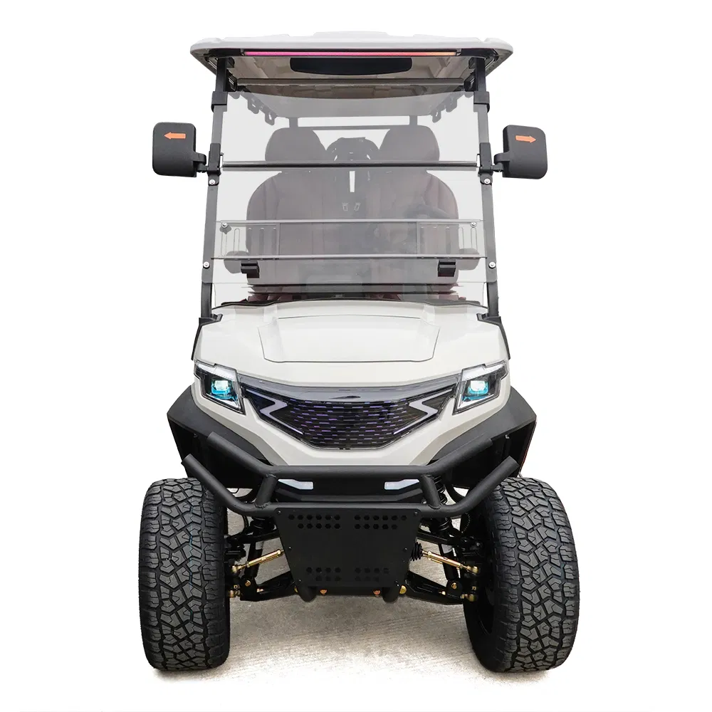 Carrinho de Golfe de Luxo 4-Seater com Motor AC e Bateria de Lítio
