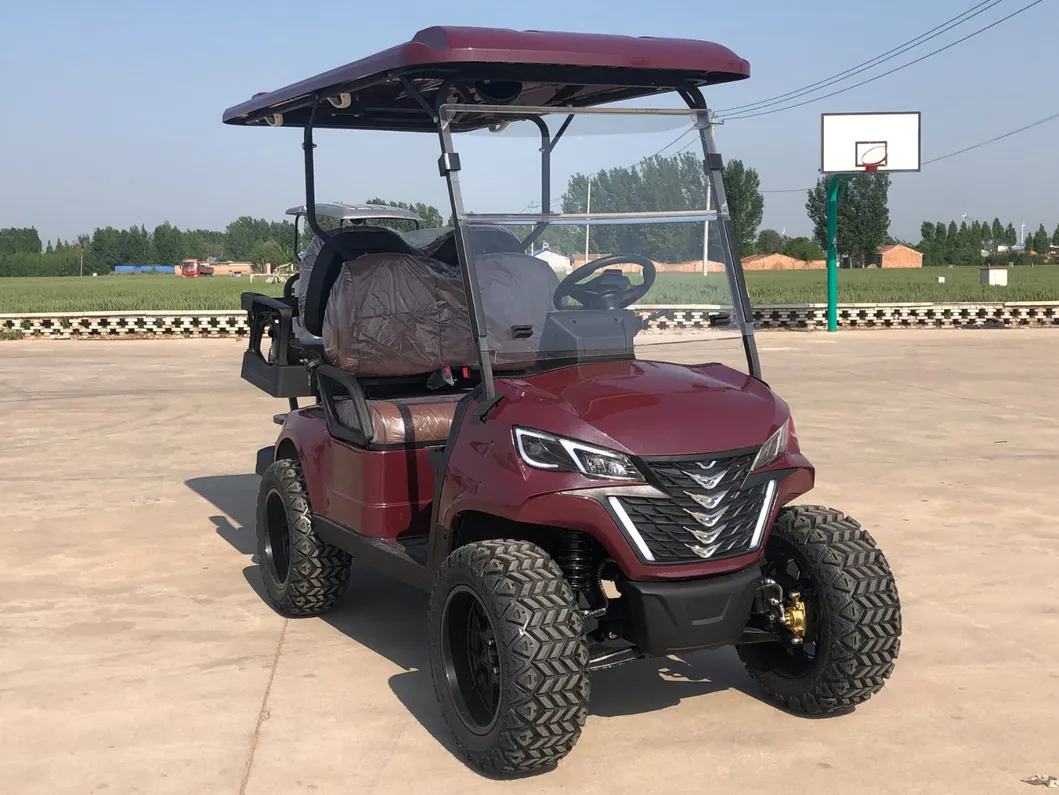 Fornecedor da China Preço Luxuoso 48V Carrinho de Golfe Elétrico com Empurrador Fabricante OEM ODM Venda Carrinho de Golfe Elétrico Elevado