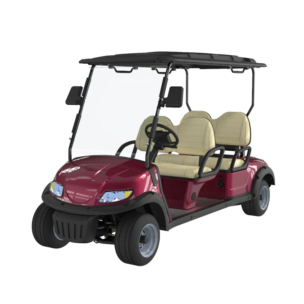 Acessórios para Carro de Golfe Legal na Rua 4 Lugares 48/72V Carrinho de Golfe Elétrico
