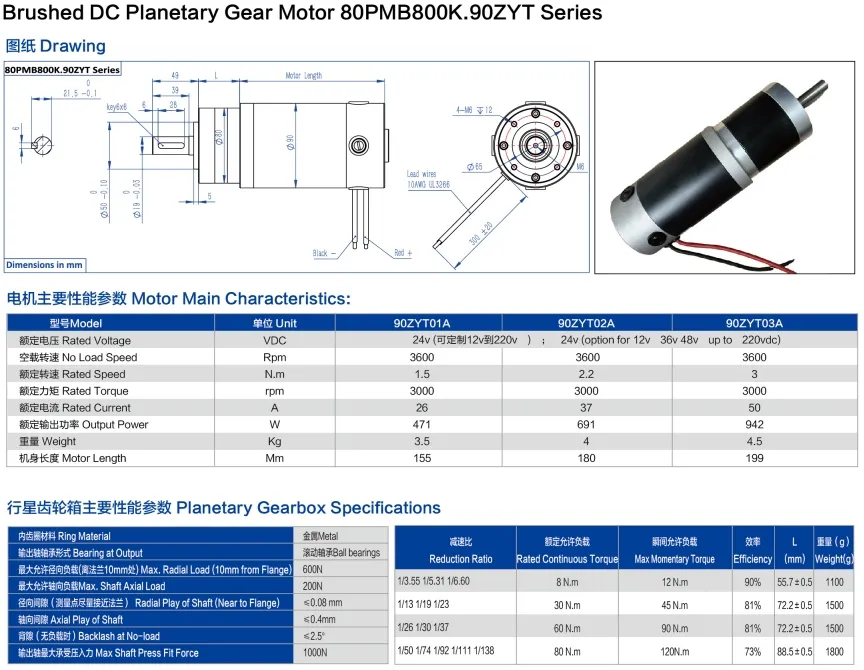 Motor DC típico modelo 10