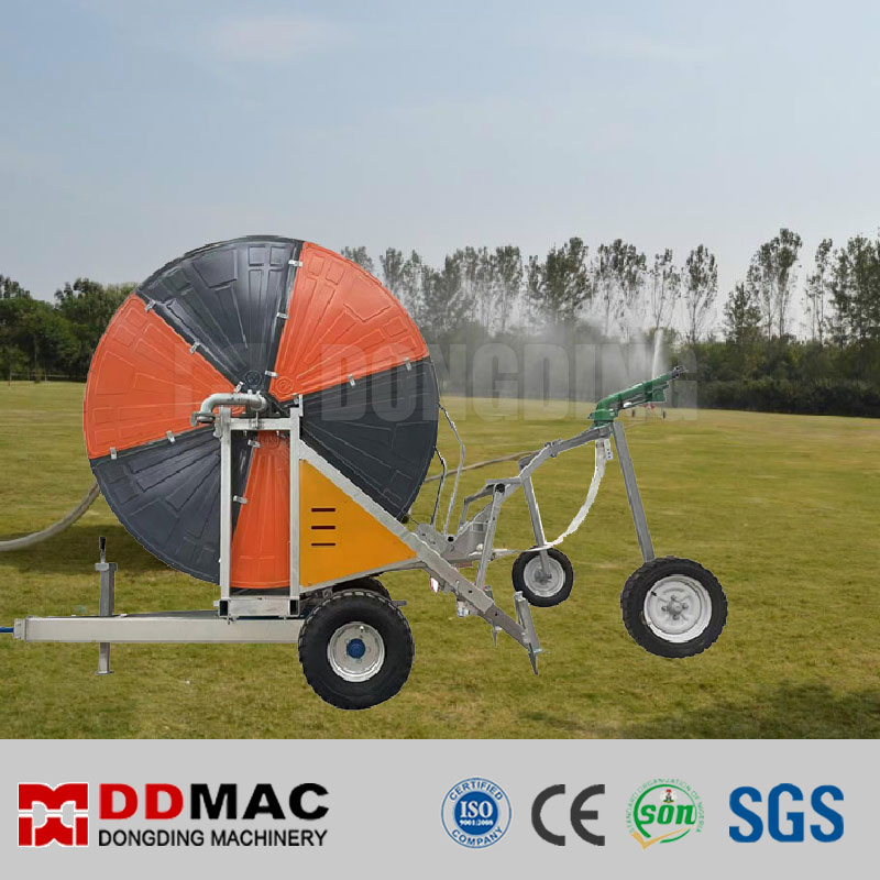 Equipamento de Irrigação com Mangueira PE e Aspersor de Canhão de Chuva