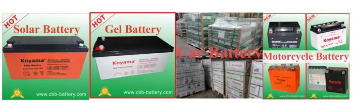 12V75ah 6-Evf-75 Bateria de Carro Elétrico Sem Manutenção para Carrinho de Golfe