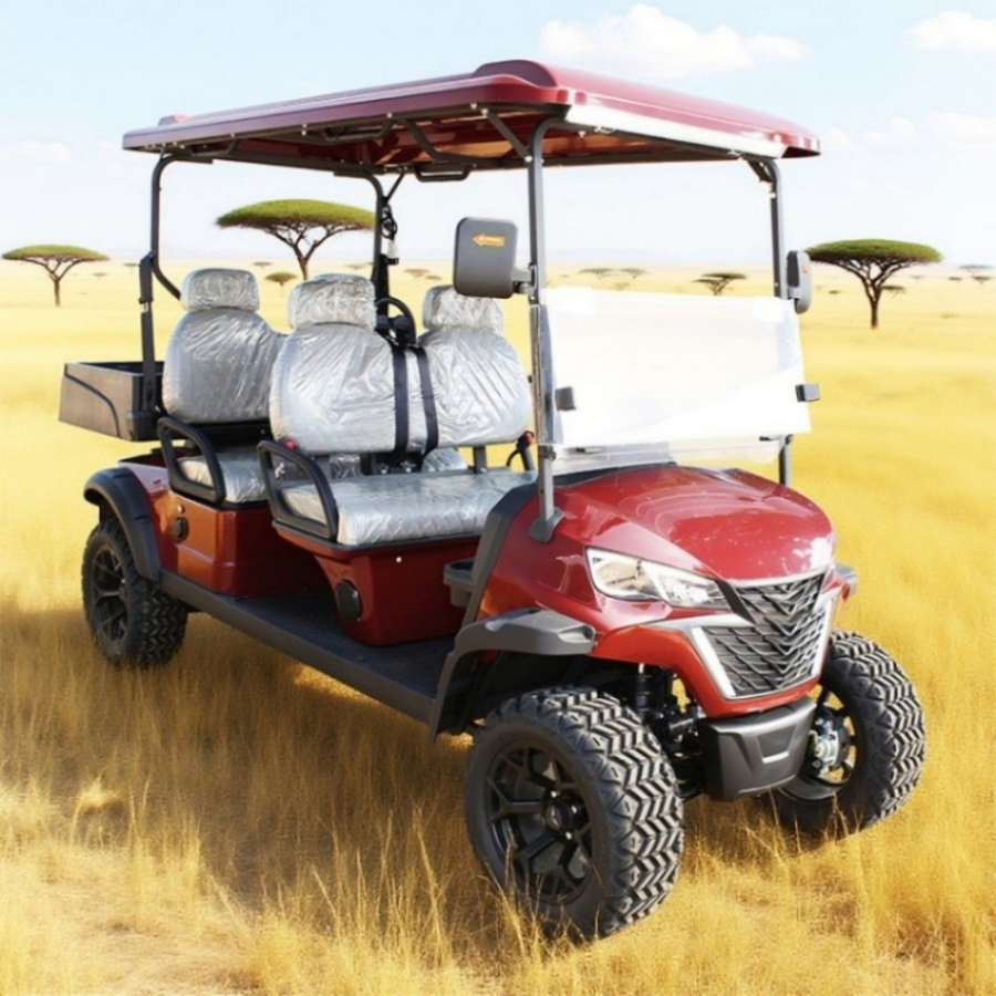 Carrinho de Golfe Elétrico Novo 4-Wheel Veículo de Passeio para 4 Passageiro com 5kw Motor Barato à Venda para Uso em Clube