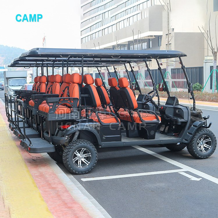 Carrinho de Golfe a Gasolina 4 Lugares Buggy Off Road Clube de Caça Carro de Golfe Kart a Gasolina