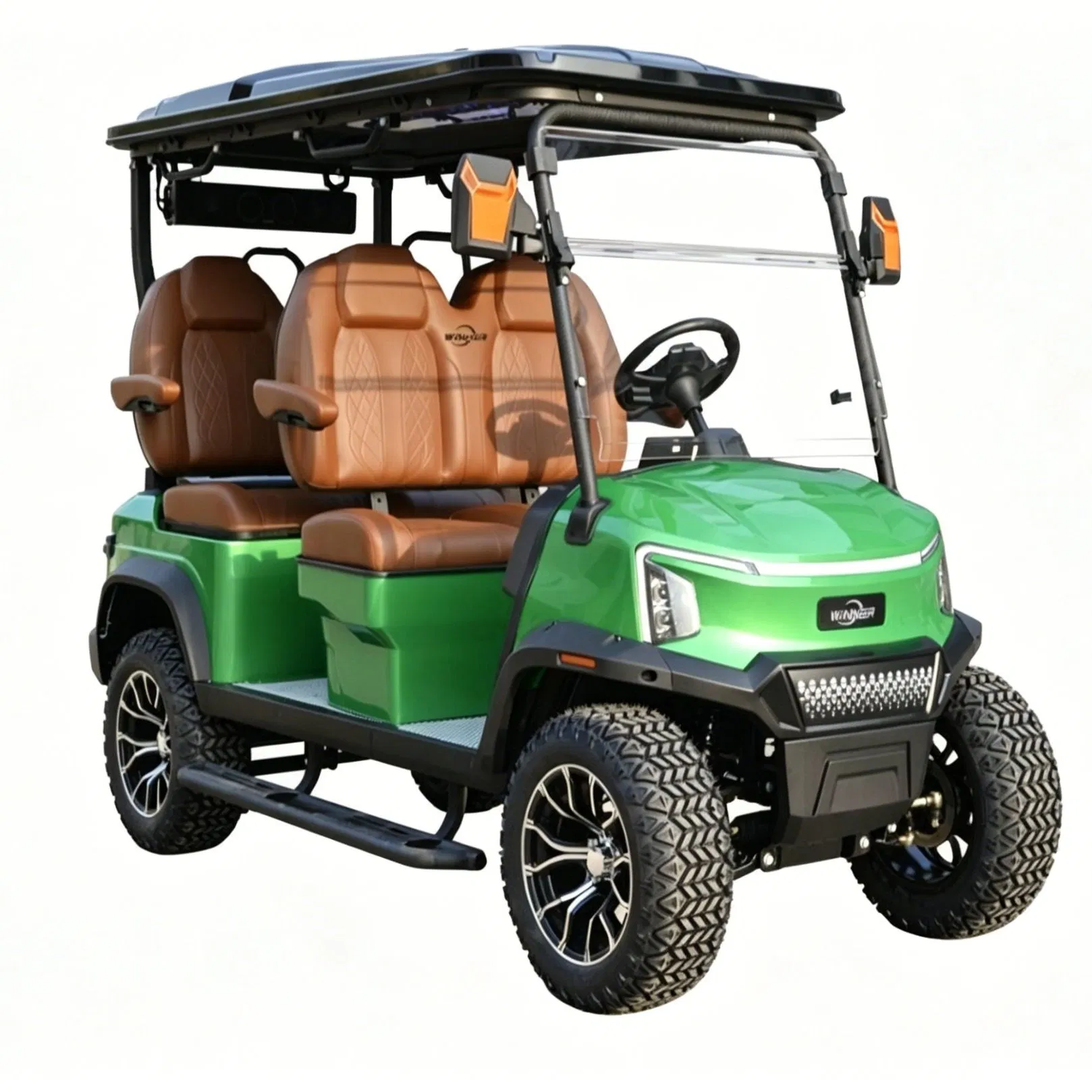 Novo Carrinho de Golfe Elétrico de Luxo 4-Seats com Design Exterior Exclusivo