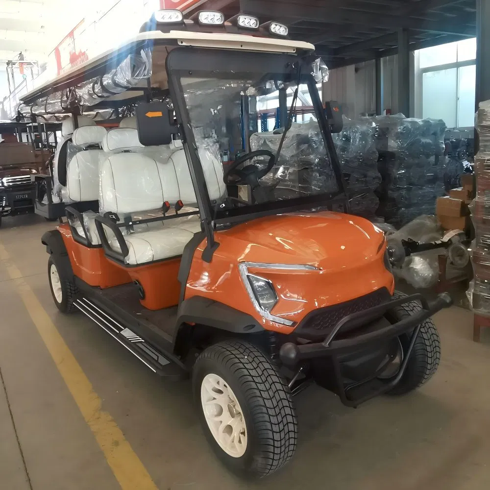 Preço de Fábrica Personalizado Tongcai &amp; Kepler 6 Assentos 48V Bateria de Lítio com Estrutura de Alumínio Liga Cor Personalizada Carrinho de Golfe Elétrico