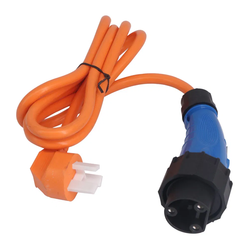 Veículo Elétrico de Quatro Rodas para Idosos com Carrinho de Golfe, Conector de Carregamento da Pistola de Carga