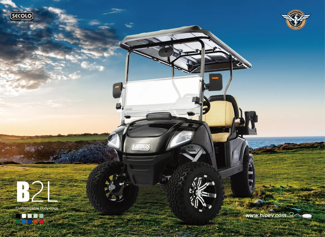 Preço de Fábrica 2+2 Carrinho de Golfe Elétrico de Luxo