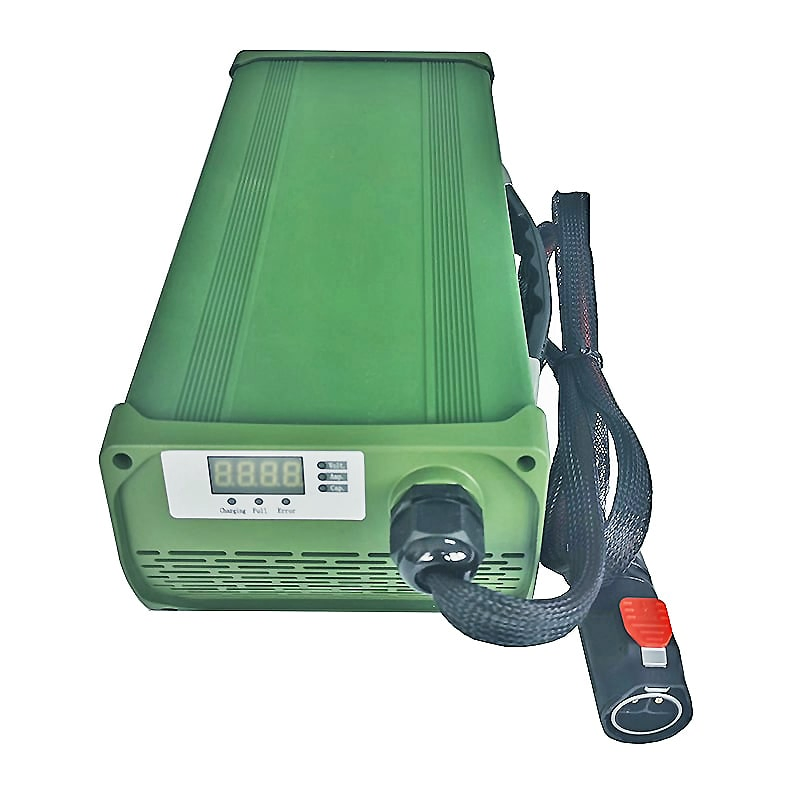 Carregador de Baixa Temperatura DC 72V 73V 15A 1200W para Pacote de Bateria 20s 60V 64V LiFePO4 com Pfc com CE para Carrinho de Golfe Elétrico Ferramentas de Jardim com CE