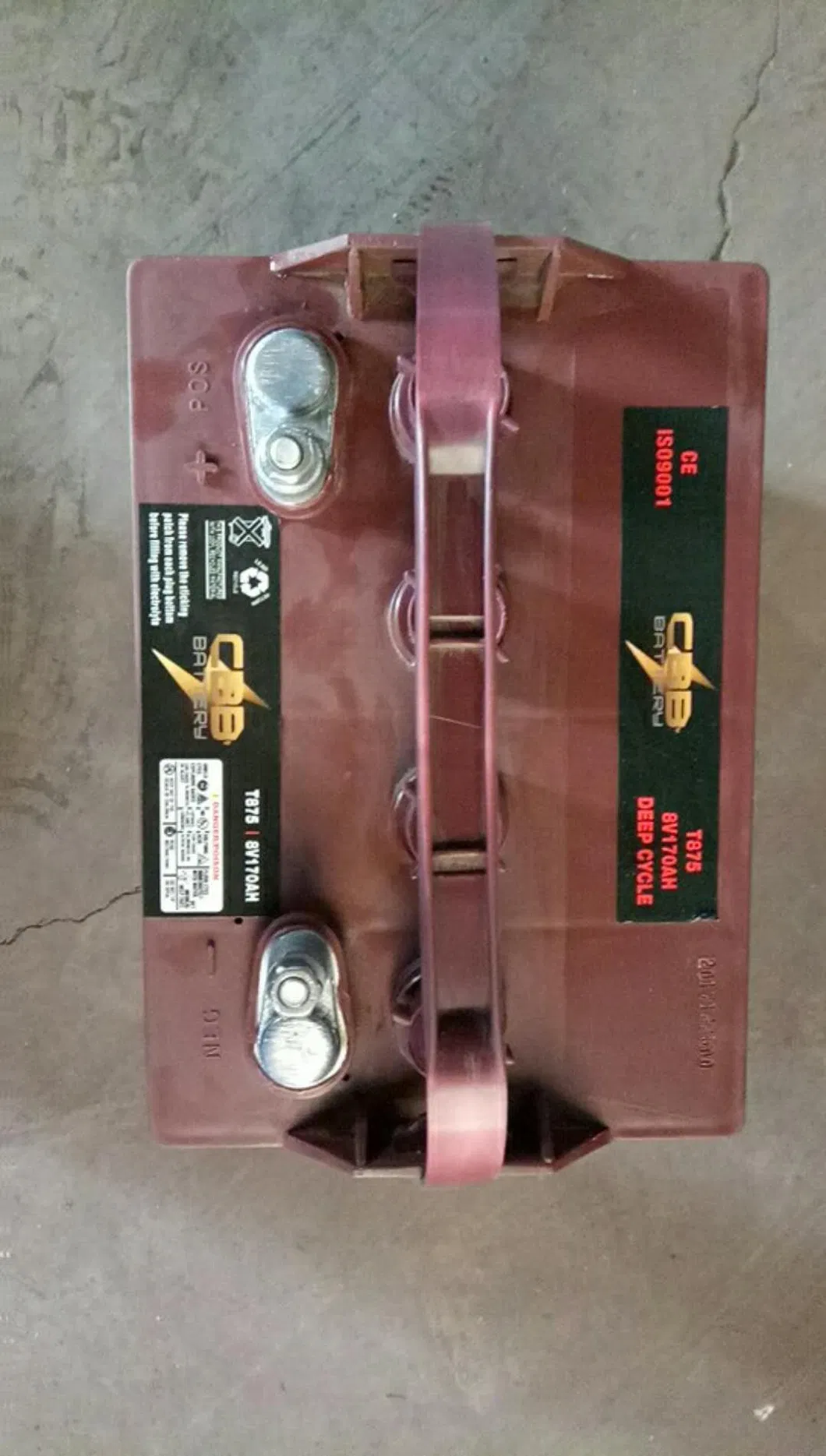 Bateria Tubular de Ciclo Profundo Trojan Substituir T875 8V 170ah para Carrinho de Golfe