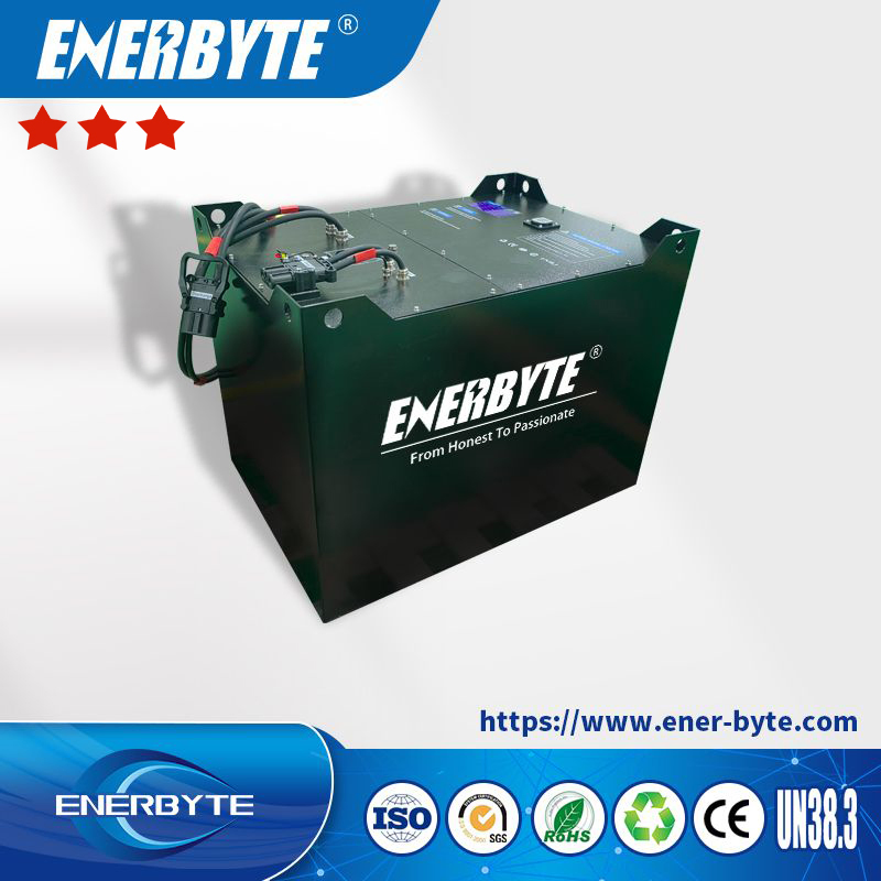 Bateria de Empilhadeira Elétrica Recarregável de Íon de Lítio Enerbyte 83.2V 460ah Bateria de Tração com LiFePO4 UL Un38.3