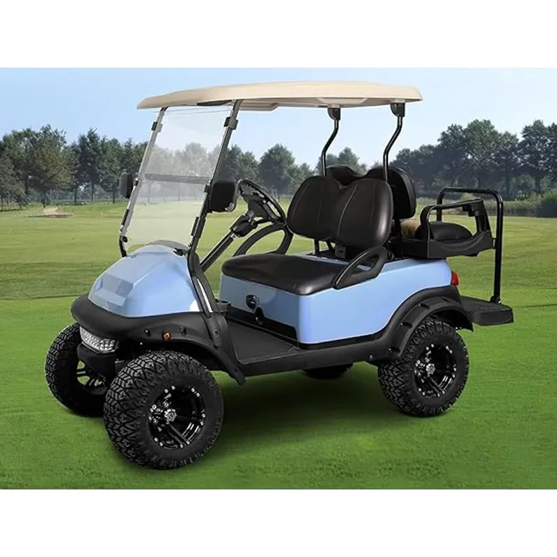 Assento Alto Bicolor Exclusivo para Carrinho de Golfe com Apoio de Cabeça