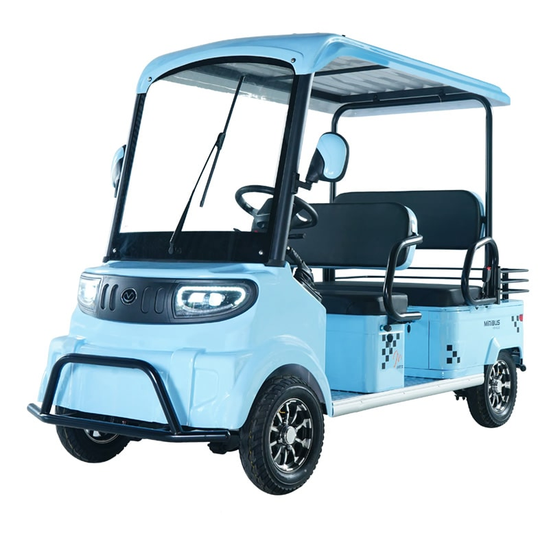 Minibusev Luxuoso Elétrico Off-Road Carrinho de Golfe com Longa Duração da Bateria
