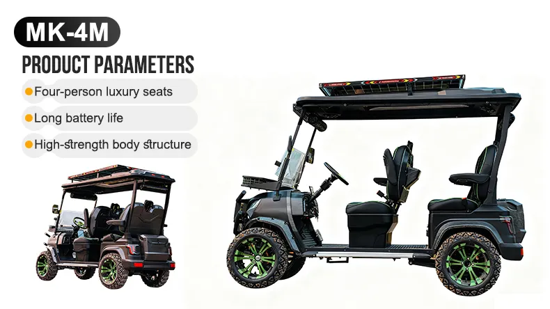Veículo utilitário elétrico de golfe multifuncional
