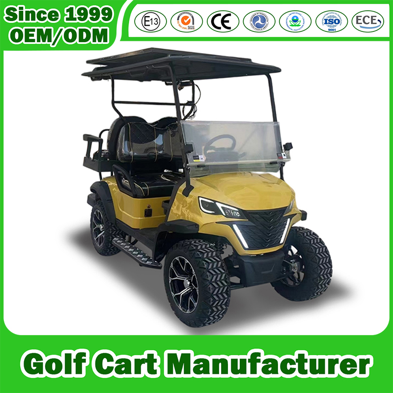 4WD Visita Turística de Lítio Caça Off Road Clube Carro Golf Buggy 48/72V Utilitário Mini 2/4/6/8 Passageiro Legal na Rua Solar Elétrico Cartão a Gasolina