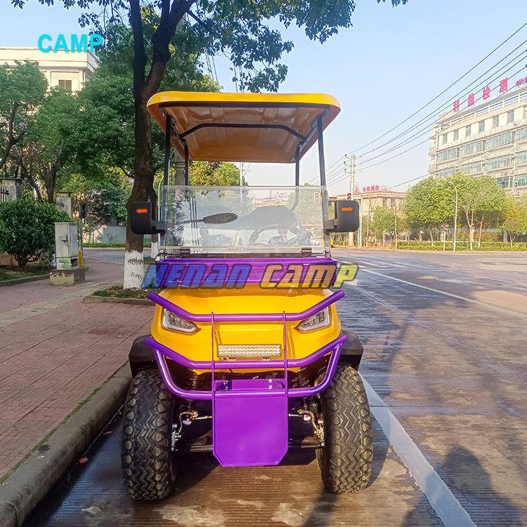 2024 Carrinho de Golfe Personalizado 72V 4 Lugares ou Carrinhos de Golfe a Gasolina