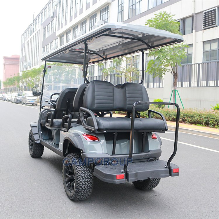 Carrinho de Golfe Legal na Rua 4 Lugares Carro de Passeio com Bateria de Lítio Buggy Off-Road a Gasolina