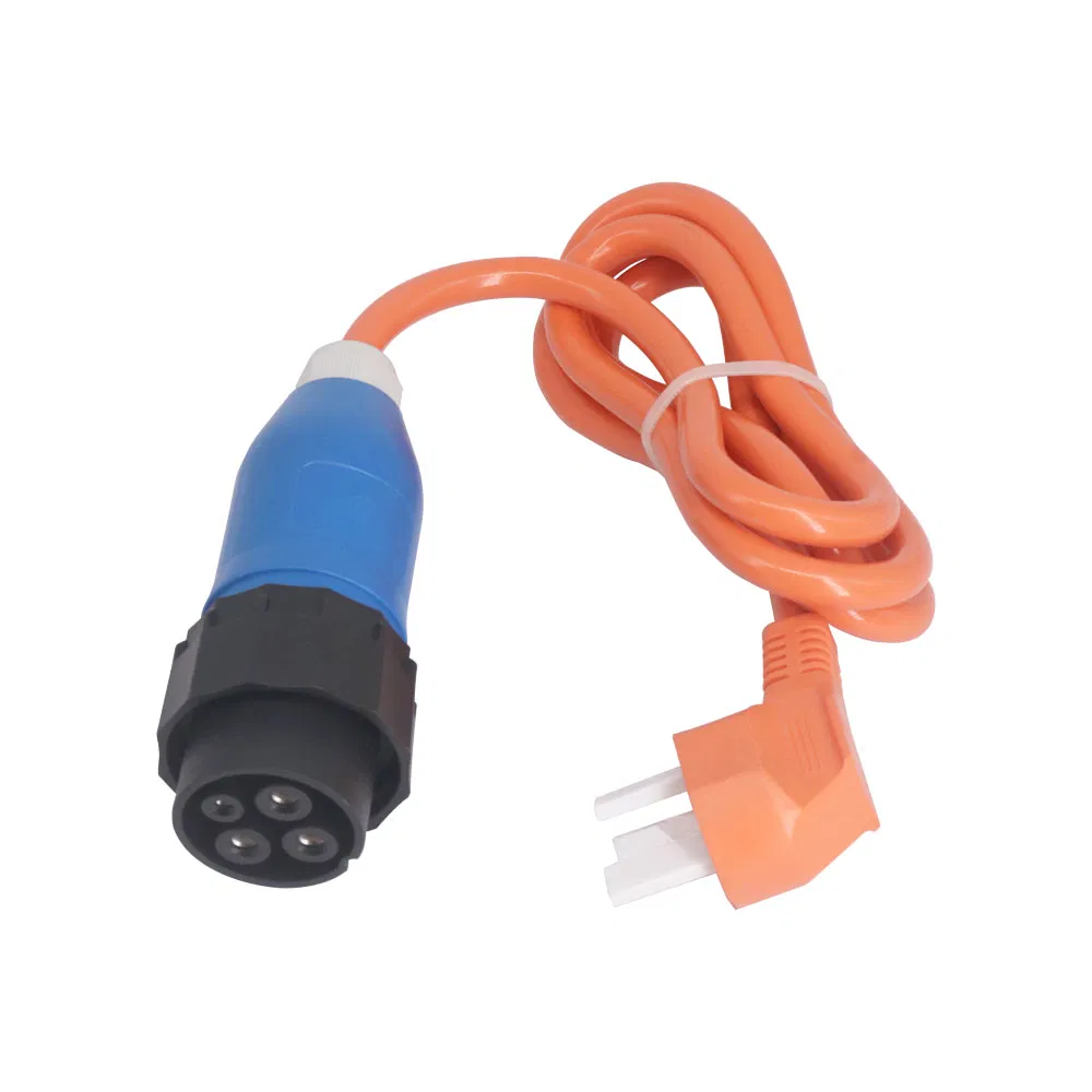 Veículo Elétrico de Quatro Rodas para Idosos com Carrinho de Golfe, Conector de Carregamento da Pistola de Carga