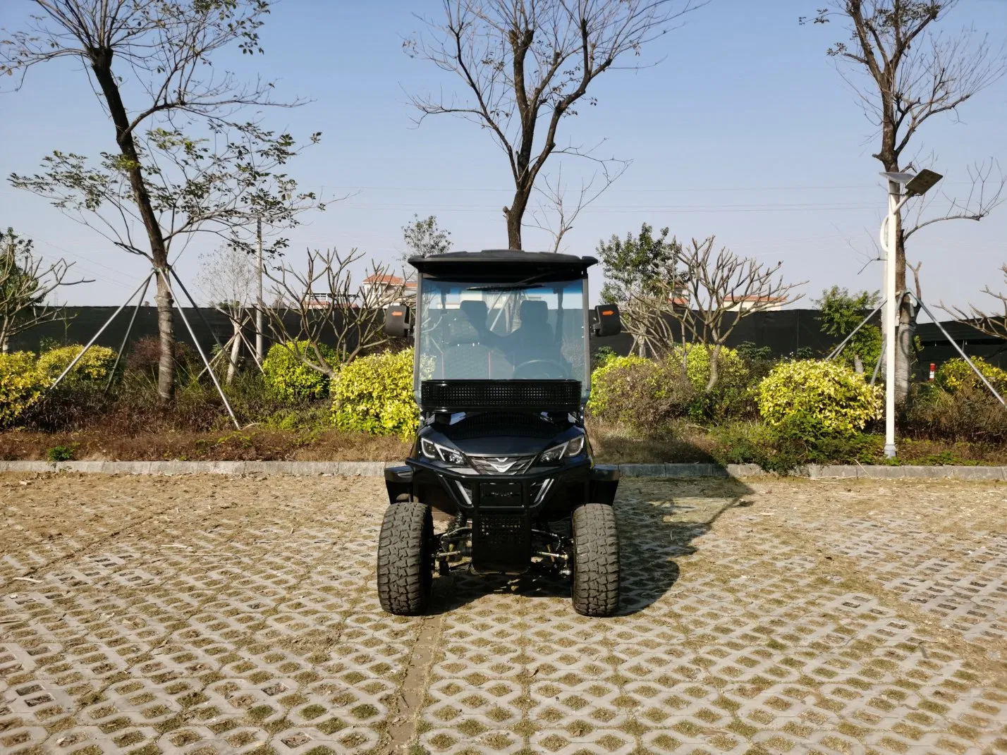 4+2 Veículo Utilitário Elétrico de Golfe para 4+2 Passageiros com Recursos de Segurança