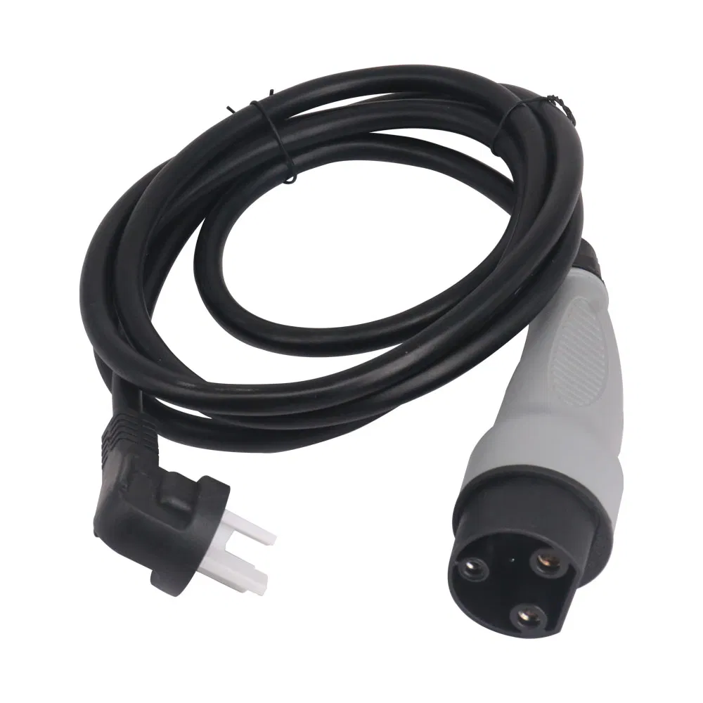 Veículo Elétrico de Quatro Rodas para Idosos com Carrinho de Golfe, Conector de Carregamento da Pistola de Carga