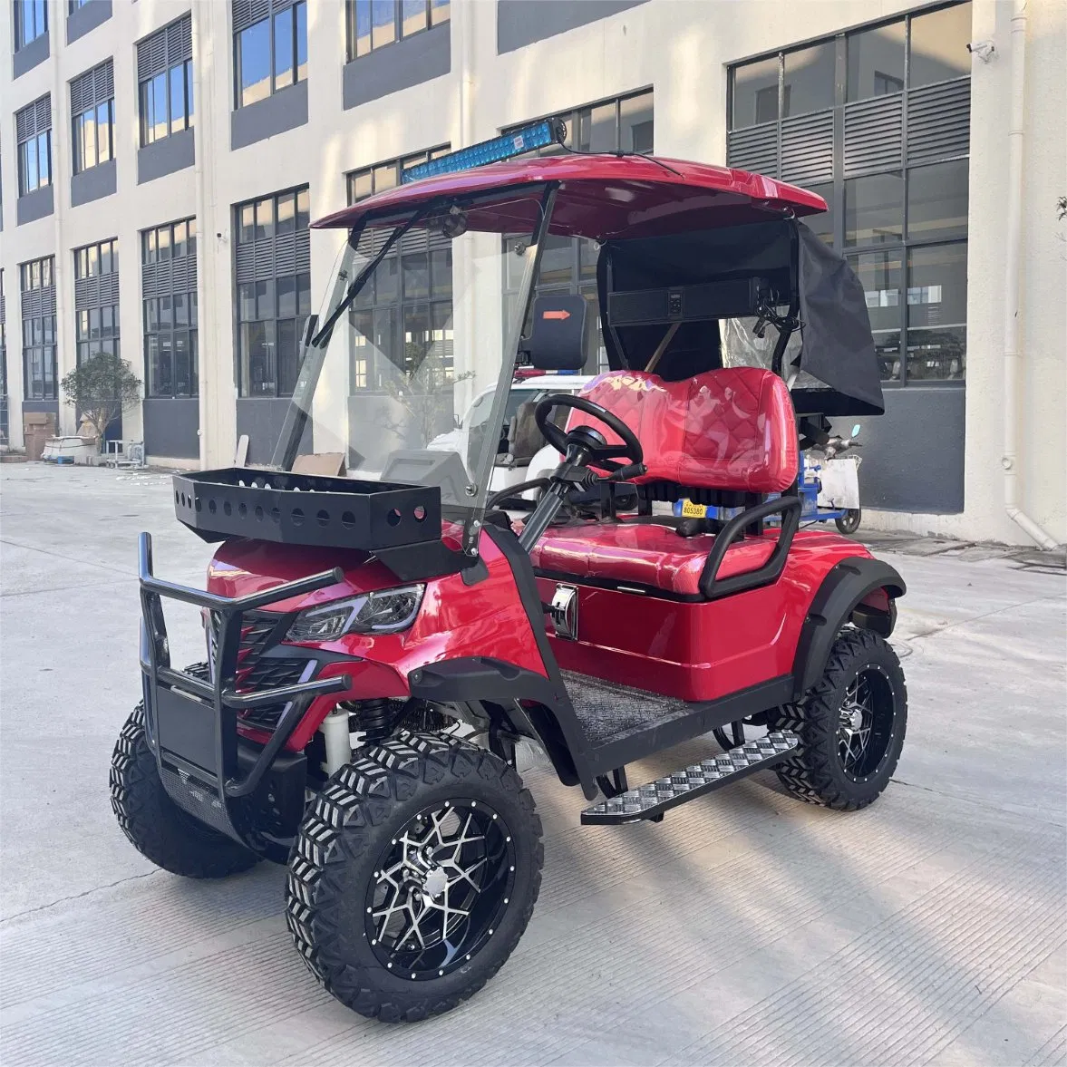 Preço Mais Baixo 2 Assentos Vermelho 300cc Carrinhos de Golfe Elevados a Gasolina Carrinhos de Golfe a Gasolina Suporte para Personalização
