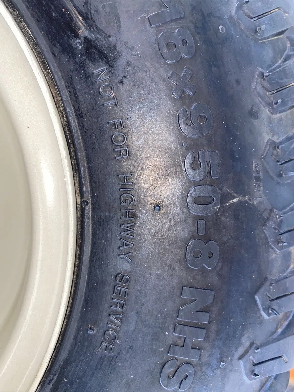 Carrinho de golf de 18 polegadas cortador de relva ATV 9.50-8 dos pneus