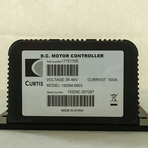 36/48 Controlador de Golf Cart Volt 500 Substituição AMP Curtis 1205m-5603 para Empilhadeira Golf Cart Carro EV
