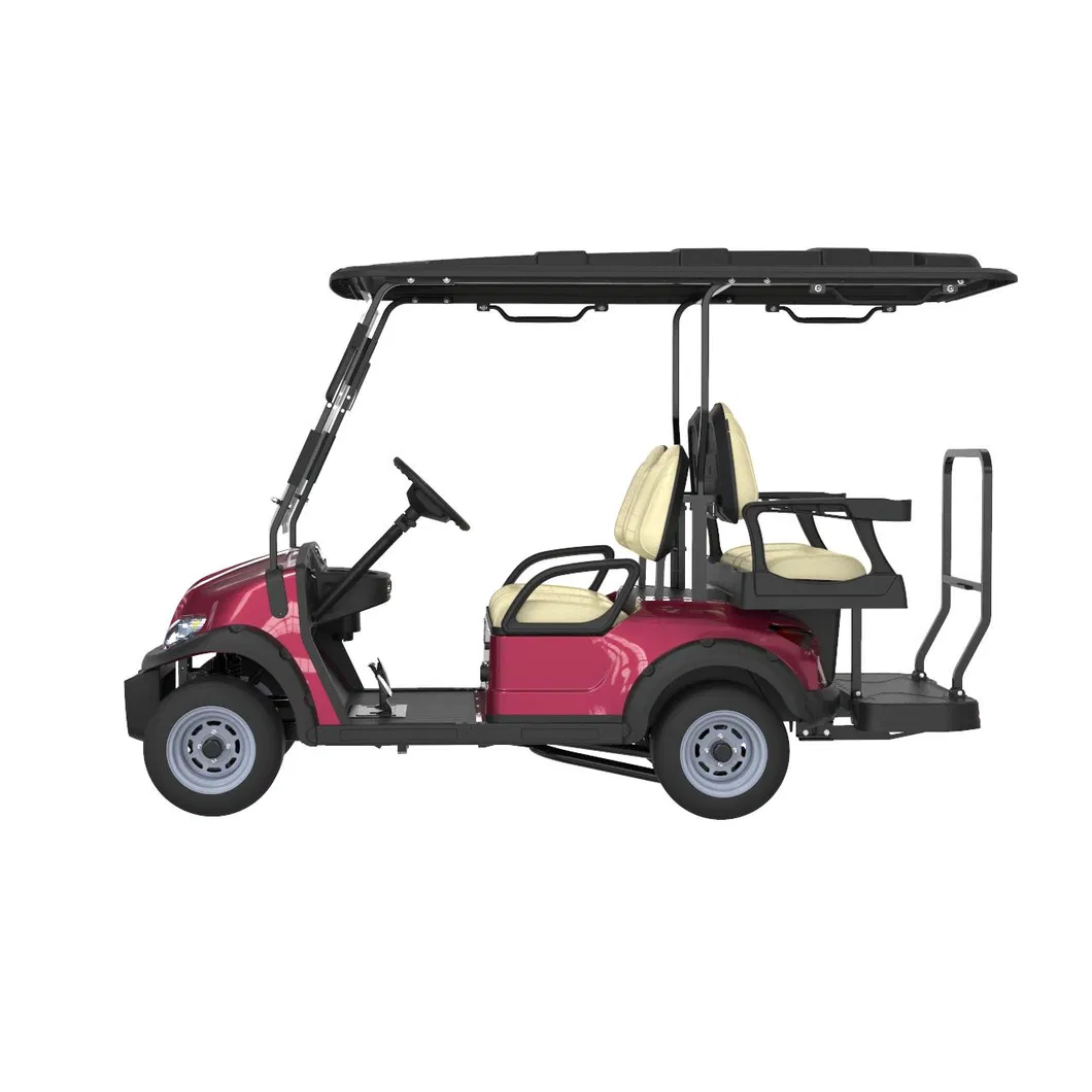 Venda por atacado Personalizado 48V Carrinho de Golfe Elétrico 4-Seater Carrinho Elétrico com Acessórios para Carro de Futebol