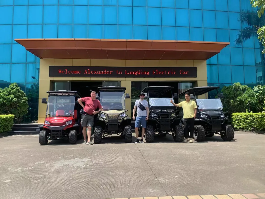 Ônibus de Turismo Elétrico 6 Lugar Carrinho de Golfe Operado por Bateria