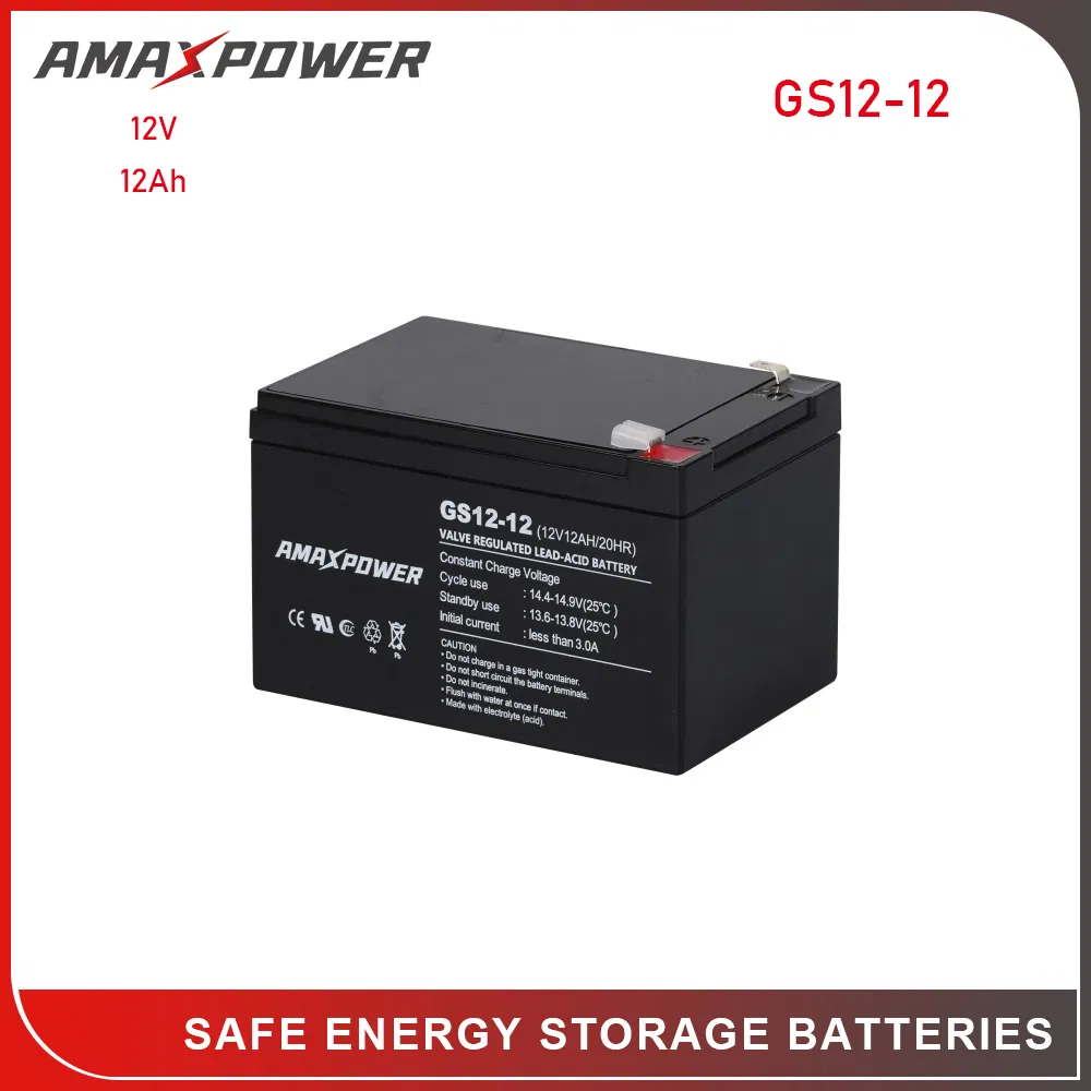 Bateria AGM de Armazenamento de Energia Recarregável 6V 12V 4ah 4.5ah 5ah 6ah 7ah 7.5ah 8ah 9ah 10ah 12ah 15ah 17ah Bateria de Chumbo Ácido para UPS/Carrinho de Golfe Marinha/RV/Camper
