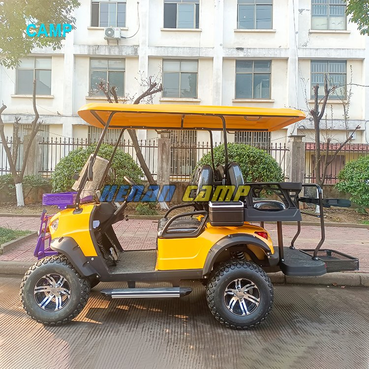 2024 Carrinho de Golfe Personalizado 72V 4 Lugares ou Carrinhos de Golfe a Gasolina