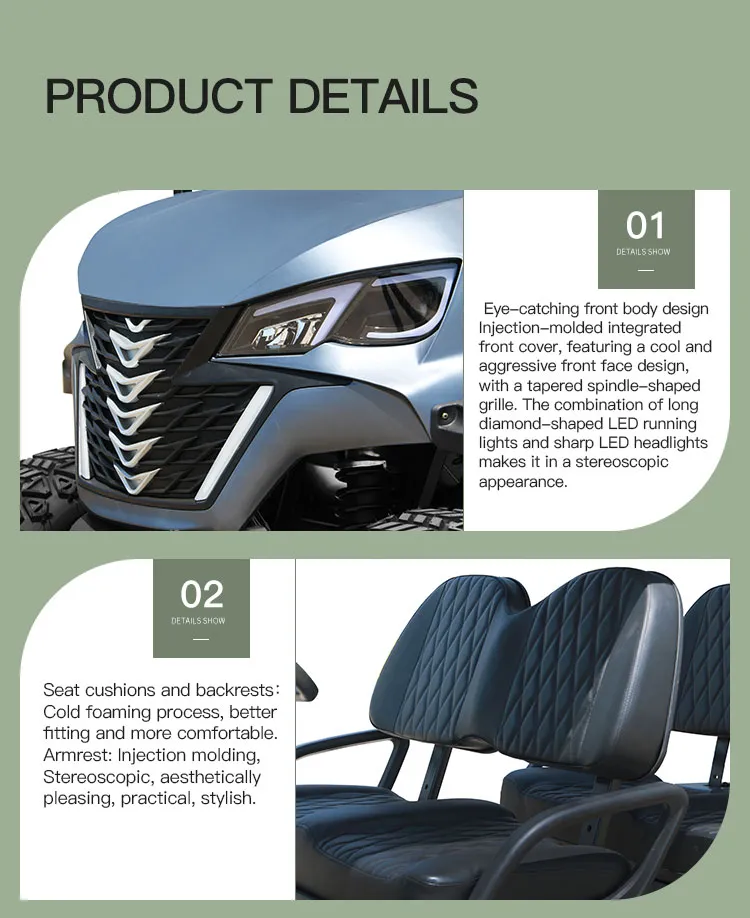 Detalhe do carrinho de golfe 1