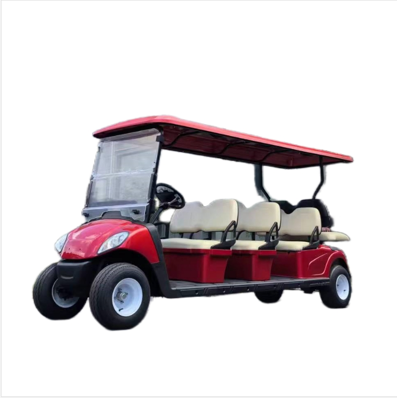 Carrinho de Golfe de Alta Qualidade 4 Lugares Carrinho de Golfe Alimentado por Bateria de Lítio 48V Veículo Utilitário Aprovado pelo CE