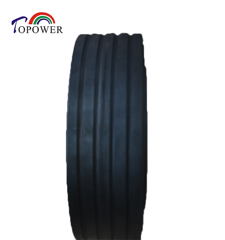 16X5-9 Pequeno Reboque Elétrico Plataforma Pneus Sólidos para Carrinho de Golfe Pneus de Borracha