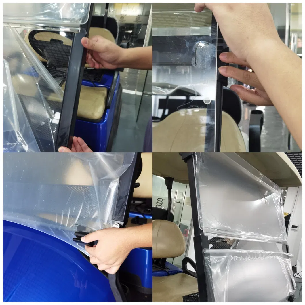 Peça de Carro Clube Carrinho de Golfe Substituição de Para-brisa Tinto Resistente a UV PC Clipes de Borracha para Para-brisa