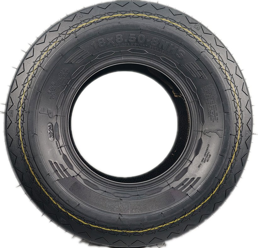 Substituição Direta de Pneus Tubeless 18×8.50-8 4pr &amp; 6pr para Carrinho de Golfe e Reboque