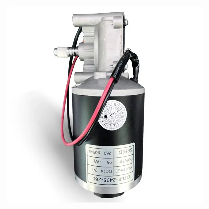 Motor de Corrente Contínua Usado para Portão Deslizante Limpador de Janela Carrinhos de Golfe Elevador Bicicleta Scooter Roda Carro 63mm