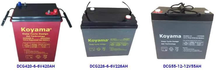 Bateria Gel de Ciclo Profundo 6V 226ah