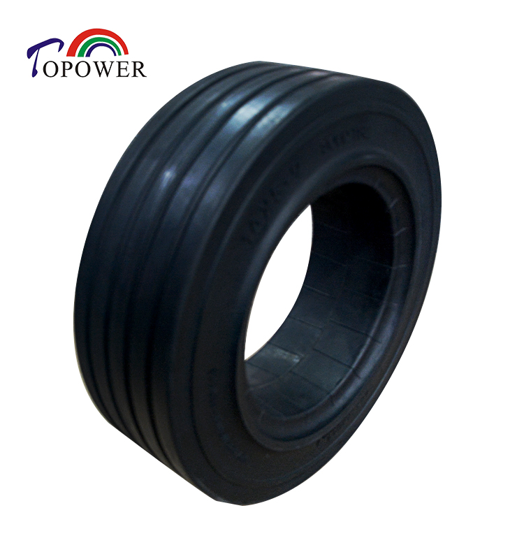 16X5-9 Pequeno Reboque Elétrico Plataforma Pneus Sólidos para Carrinho de Golfe Pneus de Borracha