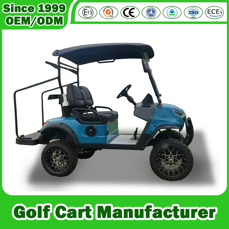 Fabricante de Carrinho de Golfe de Luxo Personalizado Cor Assento Logo Carro Elétrico de Golfe para Caça Legal na Rua 2/4/6 Lugares Carrinho de Golfe Elétrico Elevado para Jardim Vila