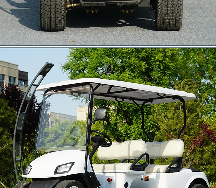 Detalhe do Carrinho de Golfe