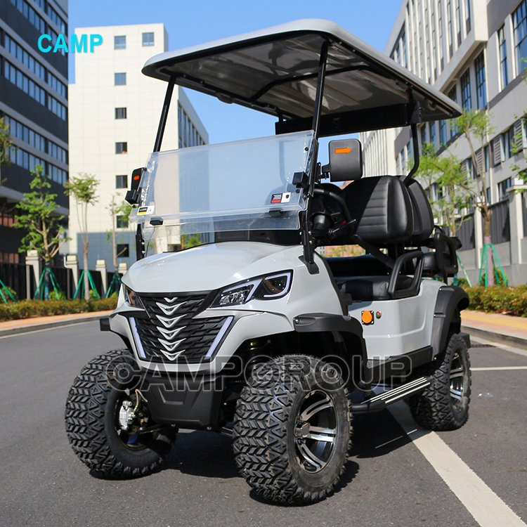 2024 Venda Quente Clubcar 4 Assento Carrinho de Golfe Fornecedor de Ouro Peças de Carrinho de Golfe Elétrico Personalizadas Grátis